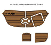 Darrahopens Outdoor Recreation > Boating > Boating Accessories Sea Ray 200/220 Select Swim Platform Pad Boat EVA Foam Faux Teak Deck Floor Mat SeaDek MarineMat Gatorstep Style Self Adhesive