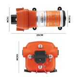 Darrahopens Outdoor Recreation > Boating > Boating Accessories SEAFLO 12V Water Pump Pressure Diaphragm Self Priming Pump 4.5Gallons Per Min 17LPM 40PSI Water Booster for Caravan Motorhome Camper Trailer Boat Yacht