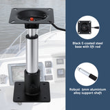 Darrahopens Outdoor Recreation > Boating > Boating Accessories Seamanship Boat Seat Pedestal 34-46cm Adjustable Gas Lift 360 Degrees Swivel