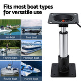 Darrahopens Outdoor Recreation > Boating > Boating Accessories Seamanship Boat Seat Pedestal 34–46cm Adjustable Gas Lift 360 Degrees Swivel 2 Pack