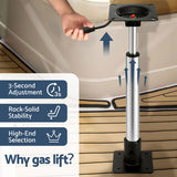 Darrahopens Outdoor Recreation > Boating > Boating Accessories Seamanship Boat Seat Pedestal 55–75cm Adjustable Gas Lift 360 Degrees Swivel 2 Pack