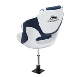 Darrahopens Outdoor Recreation > Boating > Boating Accessories Seamanship Captain Bucket Boat Seats Flip Up Bolster Swivel 15cm Padding with Adjustable Pedestals 34–46cm Blue