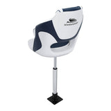 Darrahopens Outdoor Recreation > Boating > Boating Accessories Seamanship Captain Bucket Boat Seats Flip Up Bolster Swivel 15cm Padding with Adjustable Pedestals 55–75cm Blue