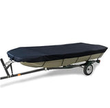 Darrahopens Outdoor Recreation > Boating > Boating Accessories Square Boat 17-20FT (625cm × 360cm):Boat Cover Trailerable Marine Grade 210D grey