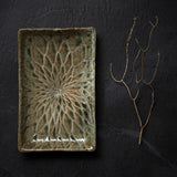 Darrahopens Outdoor Recreation > Boating > Boating Accessories Sushi Plate 22cm Forest Green Net Design