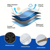 Darrahopens Outdoor Recreation > Boating > Boating Accessories Trailerable Boat Cover – Heavy Duty Waterproof Tarp with Storage Bag, Designed for V-Hull, Fish & Ski, Runabout, Bass & Fishing Boats,11-13FTBlack