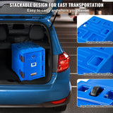 Darrahopens Outdoor Recreation > Boating > Boating Accessories VEVOR Insulated Food Pan Carrier, 90L Hot Box for Catering, Food Box Carrier with Double Buckles, Front Loading Food Warmer with Handles, Stackable End Loader for Restaurant, Canteen