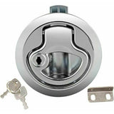 Darrahopens Outdoor Recreation > Boating > Boating Accessories Zinc Alloy Marine Boat Hatch Lock Pull Recessed Locking Door for Yacht Trailer Motorhome Deck Hatch Cabinet Compatible with DEBUNS