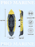 Darrahopens Outdoor Recreation > Boating > Canoes & Kayaks Advanced Elements Inflatable Kayak: 1/2 Person Recreational Convertible (Yellow) – Tandem/Solo Paddling with Durable PVC Hull