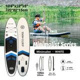 Darrahopens Outdoor Recreation > Boating > Canoes & Kayaks Inflatable vertical paddle set for water sports and surfing-including air pump, paddle, rope, backpack, fin box and maintenance tools.