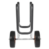 Darrahopens Outdoor Recreation > Boating > Canoes & Kayaks VEVOR Kayak Cart, 68.0 kg Load Capacity, Stand Up Paddle Board Trolley with 25.4 cm Solid Rubber Tires & Kickstands, Paddle Board Carrier with Ratchet Strap for Paddleboard & Surfboard Transport