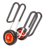 Darrahopens Outdoor Recreation > Boating > Canoes & Kayaks VEVOR Kayak Cart, 68.0 kg Load Capacity, Stand Up Paddle Board Trolley with 25.4 cm Solid Rubber Tires & Kickstands, Paddle Board Carrier with Ratchet Strap for Paddleboard & Surfboard Transport