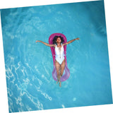 Darrahopens Outdoor Recreation > Boating > Life Jackets Inflatable Red Floating Bed: Portable Foldable Swimming Mat for Pool Lounging, Water Fun & Beach Relaxation