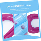 Darrahopens Outdoor Recreation > Boating > Life Jackets Inflatable Red Floating Bed: Portable Foldable Swimming Mat for Pool Lounging, Water Fun & Beach Relaxation