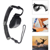 Darrahopens Outdoor Recreation > Boating > Paddleboards 3m Coiled Surfboard Leash Paddleboard Ankle Wrist Strap for SUP
