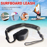 Darrahopens Outdoor Recreation > Boating > Paddleboards 3m Coiled Surfboard Leash Paddleboard Ankle Wrist Strap for SUP