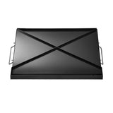 Darrahopens Outdoor Recreation > Boating > Paddles & Oars VEVOR Carbon Steel Griddle, 24x16 inch Universal Flat Top Rectangular Plate, Gas Grill Griddle for BBQ Grill, Teppanyaki, Portable Family Cookware with Handle, for Camping Tailgating Party