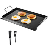 Darrahopens Outdoor Recreation > Boating > Paddles & Oars VEVOR Carbon Steel Griddle, 24x16 inch Universal Flat Top Rectangular Plate, Gas Grill Griddle for BBQ Grill, Teppanyaki, Portable Family Cookware with Handle, for Camping Tailgating Party
