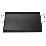 Darrahopens Outdoor Recreation > Boating > Paddles & Oars VEVOR Carbon Steel Griddle, 24x16 inch Universal Flat Top Rectangular Plate, Gas Grill Griddle for BBQ Grill, Teppanyaki, Portable Family Cookware with Handle, for Camping Tailgating Party