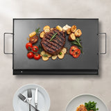 Darrahopens Outdoor Recreation > Boating > Paddles & Oars VEVOR Carbon Steel Griddle, 24x16 inch Universal Flat Top Rectangular Plate, Gas Grill Griddle for BBQ Grill, Teppanyaki, Portable Family Cookware with Handle, for Camping Tailgating Party