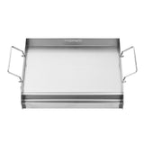 Darrahopens Outdoor Recreation > Boating > Paddles & Oars VEVOR Stainless Steel Griddle, 17x13 inch Universal Flat Top Rectangular Plate, Gas Grill Griddle for BBQ Grill, Teppanyaki, Portable Family Cookware with Handle, for Camping Tailgating Party