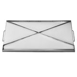 Darrahopens Outdoor Recreation > Boating > Paddles & Oars VEVOR Stainless Steel Griddle, 32x16 inch Universal Flat Top Rectangular Plate, Gas Grill Griddle for BBQ Grill, Teppanyaki, Portable Family Cookware with Handle, for Camping Tailgating Party