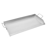 Darrahopens Outdoor Recreation > Boating > Paddles & Oars VEVOR Stainless Steel Griddle, 32x16 inch Universal Flat Top Rectangular Plate, Gas Grill Griddle for BBQ Grill, Teppanyaki, Portable Family Cookware with Handle, for Camping Tailgating Party