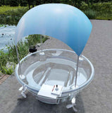 2.5m (5-Person) Smart Electric Power Round Transparent Boat In Australia - Darrahopens
