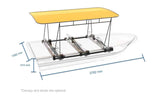 3.7m (5-Person) Smart Electric Power Transparent Boat In Australia - Darrahopens