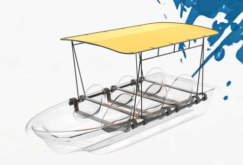 3.7m (5-Person) Smart Electric Power Transparent Boat In Australia - Darrahopens