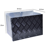 Darrahopens Outdoor Recreation > Camping > Batteries & Generators Battery Box Set Sturdy Galvanized Trailer Caravan Boat Spare Part with Lid and Hole for Secure Suits battery up to 160mm deep x 350mm wide Height 250mm