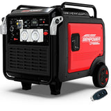 Darrahopens Outdoor Recreation > Camping > Batteries & Generators GENPOWER 8.5kW Peak 8.2kW Inverter Generator, Push Button & Remote Start, ATS Compatible, RCD, Portable w/ Wheels, 27L Fuel Tank, Grid Power Home Backup