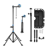 Darrahopens Outdoor Recreation > Camping > Batteries & Generators VEVOR Bike Repair Stand, 29.9 kg Heavy-duty Bicycle Work Stand with 835-1440 mm Adjustable Height & Magnetic Tool Tray, Foldable Bicycle Maintenance Rack, Shop Home Mechanics for Mountain & Road Bike