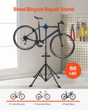 Darrahopens Outdoor Recreation > Camping > Batteries & Generators VEVOR Bike Repair Stand, 29.9 kg Heavy-duty Bicycle Work Stand with 835-1440 mm Adjustable Height & Magnetic Tool Tray, Foldable Bicycle Maintenance Rack, Shop Home Mechanics for Mountain & Road Bike