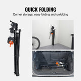 Darrahopens Outdoor Recreation > Camping > Batteries & Generators VEVOR Bike Repair Stand, 66 lbs Heavy-duty Aluminum Bicycle Repair Stand, Adjustable Height Bike Maintenance Workstand with Magnetic Tool Tray Telescopic Arm, Foldable Bike Work Stand for Home, Shops