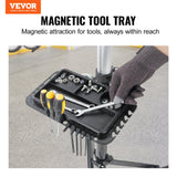 Darrahopens Outdoor Recreation > Camping > Batteries & Generators VEVOR Bike Repair Stand, 66 lbs Heavy-duty Aluminum Bicycle Repair Stand, Adjustable Height Bike Maintenance Workstand with Magnetic Tool Tray Telescopic Arm, Foldable Bike Work Stand for Home, Shops