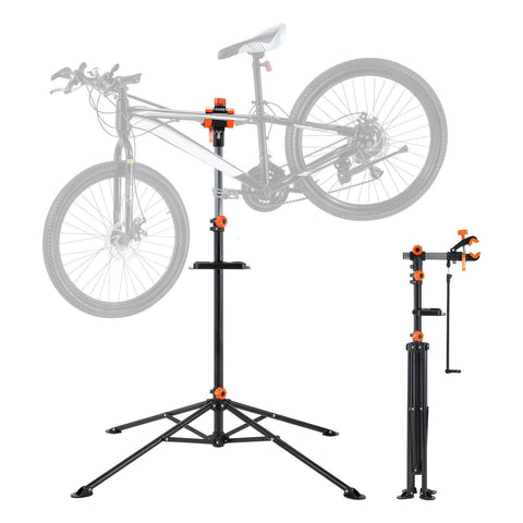 Darrahopens Outdoor Recreation > Camping > Batteries & Generators VEVOR Bike Repair Stand, 80 lbs Heavy-duty Steel Bicycle Repair Stand, Adjustable Height Bike Maintenance Workstand with Magnetic Tool Tray Telescopic Arm, Foldable Bike Work Stand for Home, Shops