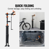 Darrahopens Outdoor Recreation > Camping > Batteries & Generators VEVOR Bike Repair Stand, 80 lbs Heavy-duty Steel Bicycle Repair Stand, Adjustable Height Bike Maintenance Workstand with Magnetic Tool Tray Telescopic Arm, Foldable Bike Work Stand for Home, Shops