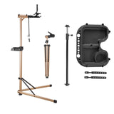 Darrahopens Outdoor Recreation > Camping > Batteries & Generators VEVOR Bike Repair Stand, Max. 49.9 kg Heavy-duty Bicycle Work Stand with 1025-1510 mm Adjustable Height & Large Tool Tray, Foldable Ebike Maintenance Rack, Shop Home Mechanics for Mountain Road Bike