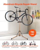 Darrahopens Outdoor Recreation > Camping > Batteries & Generators VEVOR Bike Repair Stand, Max. 49.9 kg Heavy-duty Bicycle Work Stand with 1025-1510 mm Adjustable Height & Large Tool Tray, Foldable Ebike Maintenance Rack, Shop Home Mechanics for Mountain Road Bike