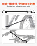 Darrahopens Outdoor Recreation > Camping > Batteries & Generators VEVOR Bike Repair Stand, Max. 49.9 kg Heavy-duty Bicycle Work Stand with 1025-1510 mm Adjustable Height & Large Tool Tray, Foldable Ebike Maintenance Rack, Shop Home Mechanics for Mountain Road Bike