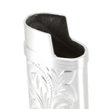 Darrahopens Outdoor Recreation > Camping > Camp Furniture 2Pcs Lighter Case Zinc Alloy Lighter Storage Container Floral Pattern for Outdoor Camping Hiking Silver In Australia - Darrahopens