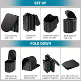 Darrahopens Outdoor Recreation > Camping > Camp Furniture Black collapsible camping toilet, portable outdoor toilet, camping furniture Australia, lightweight camping gear, compact toilet for travel, camping sanitation solution In Australia - Darrahopens