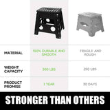 Darrahopens Outdoor Recreation > Camping > Camp Furniture Black foldable camping stool, portable camping seat, lightweight outdoor furniture, durable stool for camping, compact camping gear