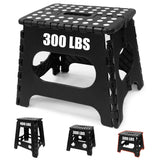 Darrahopens Outdoor Recreation > Camping > Camp Furniture Black foldable camping stool, portable camping seat, lightweight outdoor furniture, durable stool for camping, compact camping gear
