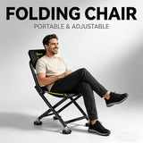 Darrahopens Outdoor Recreation > Camping > Camp Furniture Black folding camping chair, outdoor chair, portable chair, sturdy camping chair, comfortable camping chair, camping furniture Australia