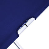 Darrahopens Outdoor Recreation > Camping > Camp Furniture Camping Bed Folding Stretcher Light Weight w/ Carry Bag Camp Portable - blue