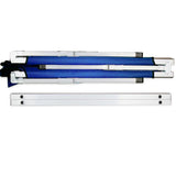 Darrahopens Outdoor Recreation > Camping > Camp Furniture Camping Bed Folding Stretcher Light Weight w/ Carry Bag Camp Portable - blue