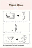 Darrahopens Outdoor Recreation > Camping > Camp Furniture Folding camping chair, portable outdoor seat, camping furniture, lightweight folding chair, comes with carrying bag, Australian outdoor gear - black In Australia - Darrahopens