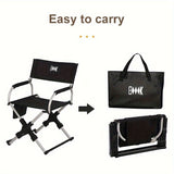 Darrahopens Outdoor Recreation > Camping > Camp Furniture Folding camping chair, portable outdoor seat, camping furniture, lightweight folding chair, comes with carrying bag, Australian outdoor gear - black In Australia - Darrahopens